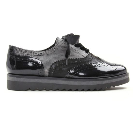 derbies gris noir mode femme automne hiver - Photo Produit 2