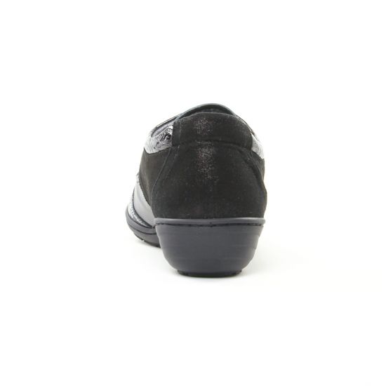 derbies noir argent mode femme automne hiver - Photo Produit 7