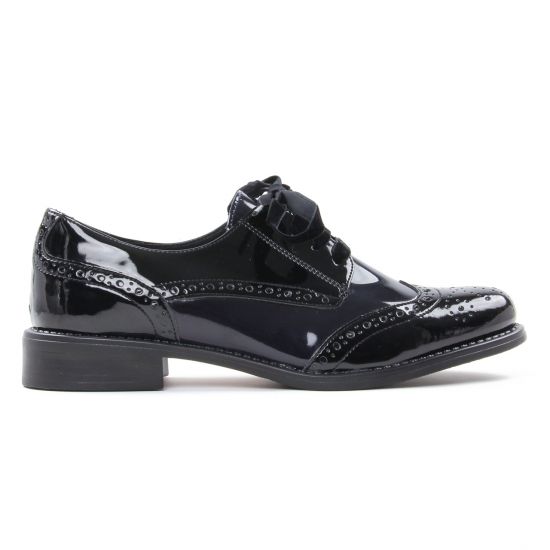 derbies noir bleu mode femme automne hiver - Photo Produit 2