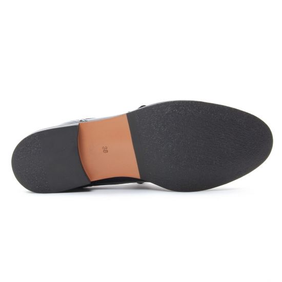 derbies noir bleu mode femme automne hiver - Photo Produit 5