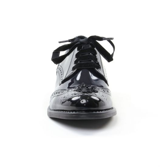 derbies noir bleu mode femme automne hiver - Photo Produit 6
