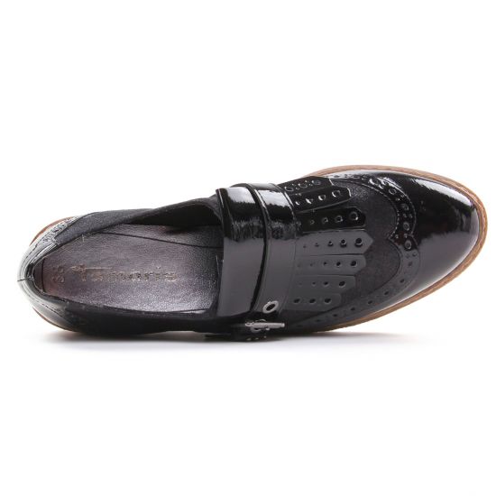 derbies noir mode femme automne hiver - Photo Produit 4