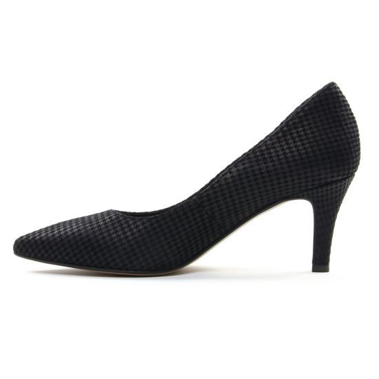 escarpins noir gris mode femme automne hiver - Photo Produit 3