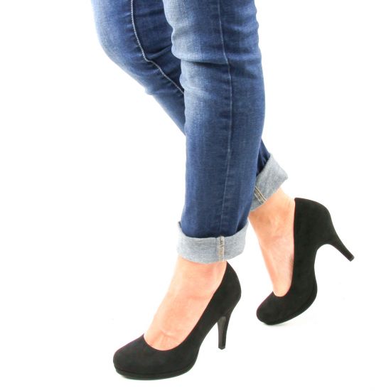 escarpins noir mode femme automne hiver - Photo Produit 8