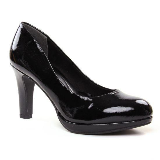 Escarpins Marco Tozzi 22421 Black Patent, vue principale de la chaussure femme