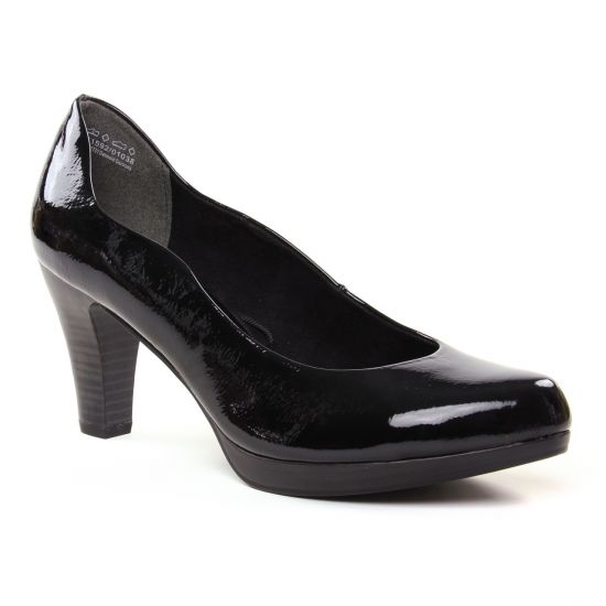 Escarpins Marco Tozzi 22424 Black Patent, vue principale de la chaussure femme