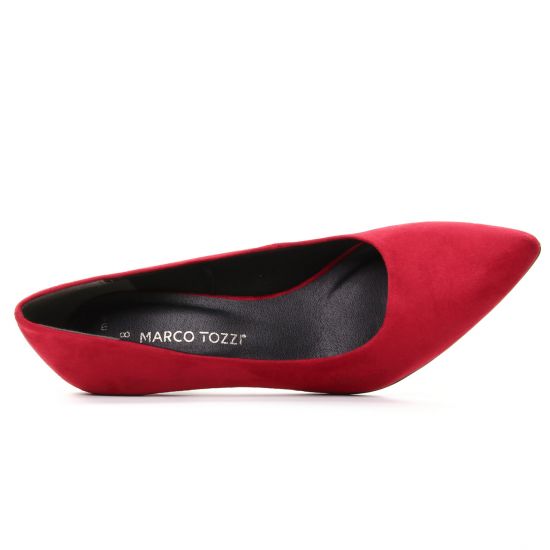 escarpins rouge mode femme automne hiver - Photo Produit 4