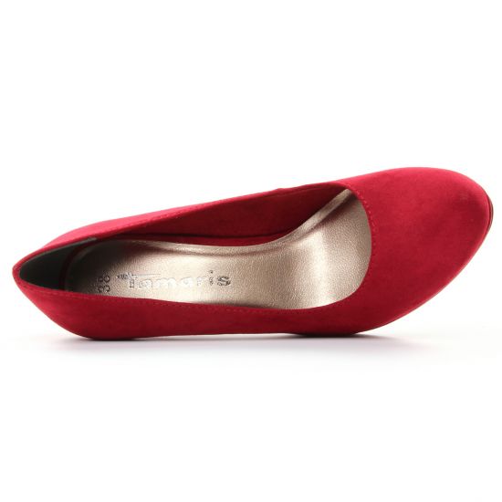 escarpins rouge mode femme automne hiver - Photo Produit 4