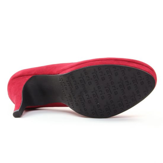 escarpins rouge mode femme automne hiver - Photo Produit 5