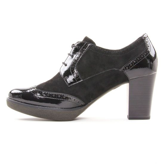 low boots noir mode femme automne hiver - Photo Produit 3