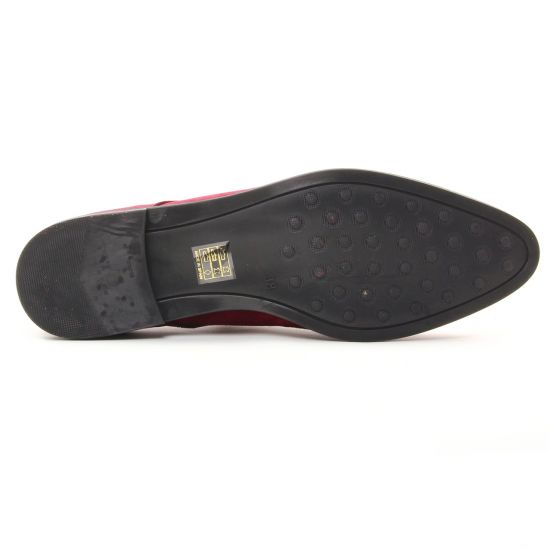 derbies rouge mode femme automne hiver - Photo Produit 5