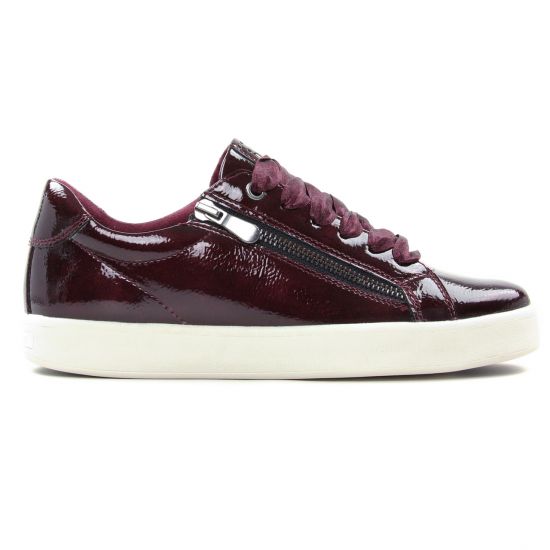 tennis bordeaux mode femme automne hiver - Photo Produit 2