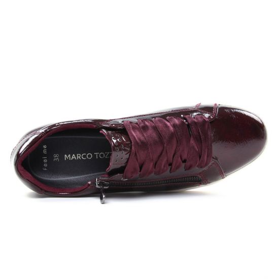 tennis bordeaux mode femme automne hiver - Photo Produit 4
