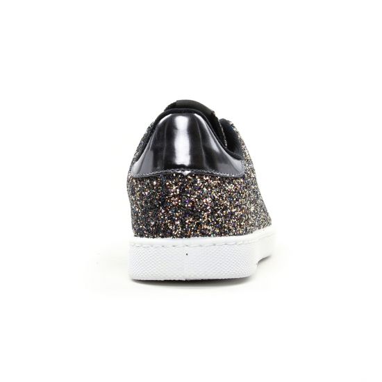 tennis gris argent mode femme automne hiver - Photo Produit 7