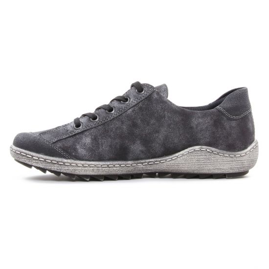 tennis gris foncé mode femme automne hiver - Photo Produit 3