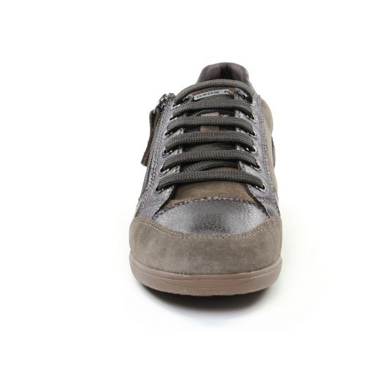 tennis marron gris mode femme automne hiver - Photo Produit 6