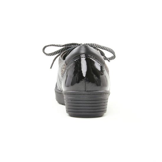 tennis noir argent mode femme automne hiver - Photo Produit 7