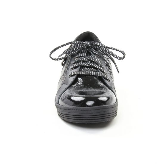 tennis noir argent mode femme automne hiver - Photo Produit 6