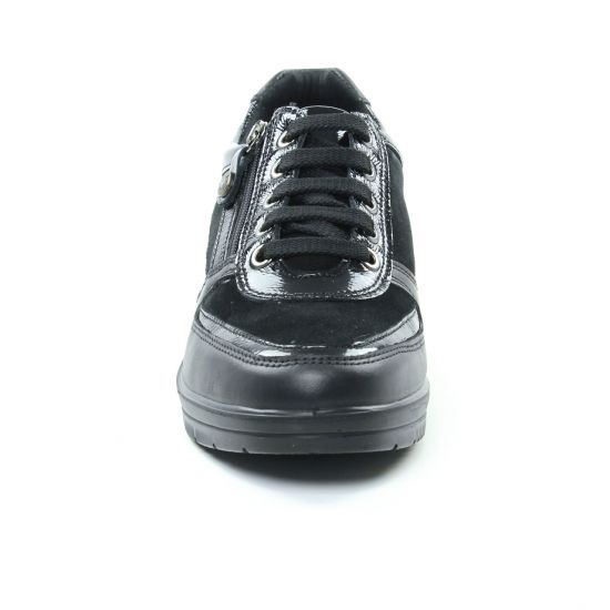 tennis noir mode femme automne hiver - Photo Produit 6