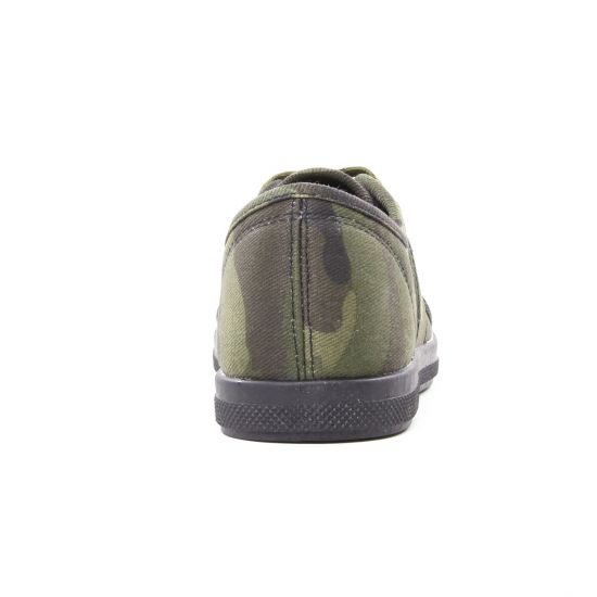tennis toile vert kaki mode femme automne hiver - Photo Produit 7