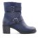 boots bleu mode femme automne hiver vue 2