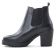 boots élastiquées noir mode femme automne hiver vue 3