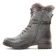 boots fourrées gris mode femme automne hiver vue 3