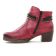 boots rouge rose mode femme automne hiver vue 3