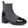 boots talon noir argent mode femme automne hiver vue 1