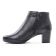 boots confort noir argent mode femme automne hiver vue 3