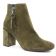 boots talon vert kaki mode femme automne hiver vue 1