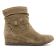 boots taupe beige mode femme automne hiver vue 2