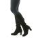 bottes stretch noir mode femme automne hiver vue 7