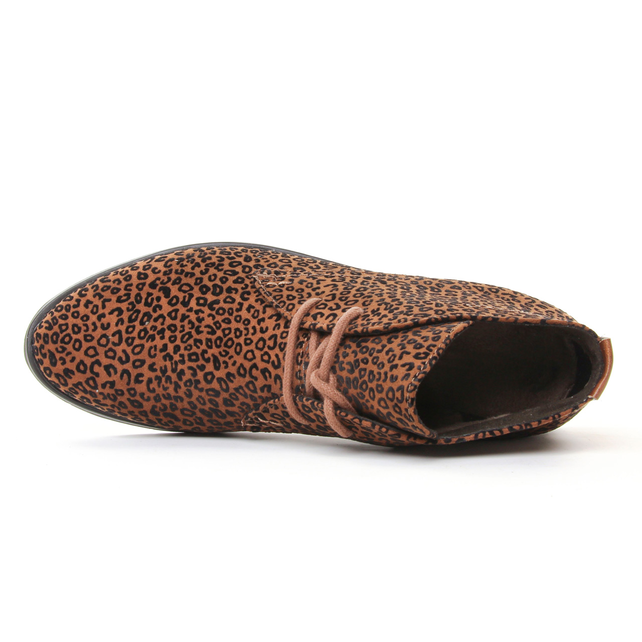 Bottines Femme Léopard Marron - Taille 40 EU - Plateforme 1,5 Cm - Polyuréthane Extérieur - Style Décontracté