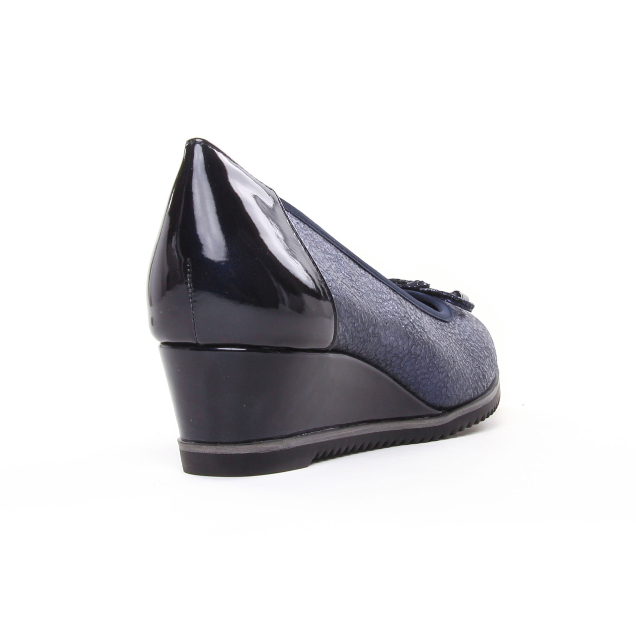 Tamaris 22303 Navy Structure ballerine compens es bleu marine