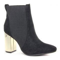 Chaussures femme hiver 2019 - boots élastiquées Gioseppo noir doré