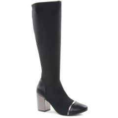 bottes-stretch noir: même style de chaussures en ligne pour femmes que les Gioseppo