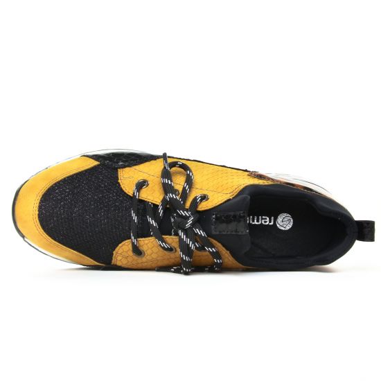 baskets mode beige noir mode femme automne hiver - Photo Produit 4
