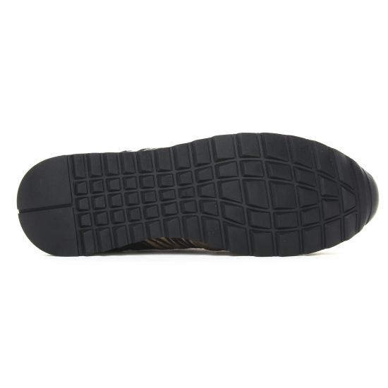 baskets mode beige noir mode femme automne hiver - Photo Produit 5