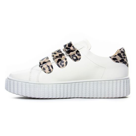 tennis blanc mode femme automne hiver - Photo Produit 3