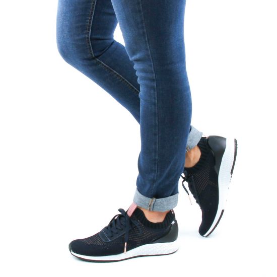baskets mode bleu marine mode femme automne hiver - Photo Produit 8