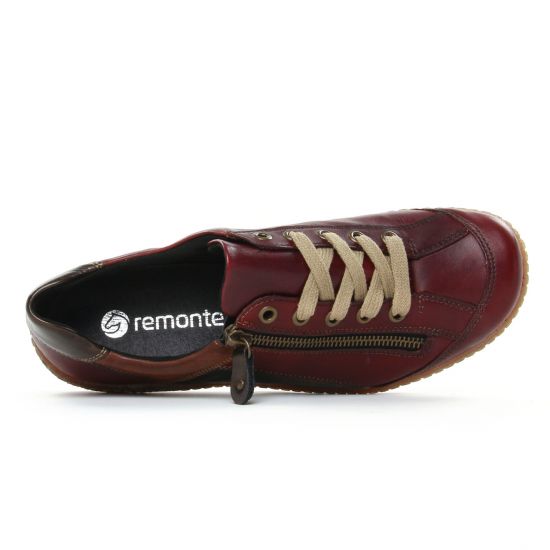 tennis bordeaux mode femme automne hiver - Photo Produit 4