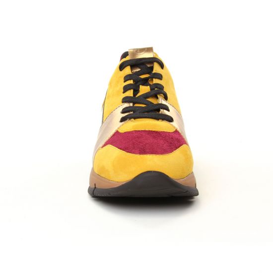 baskets mode jaune mode femme automne hiver - Photo Produit 6