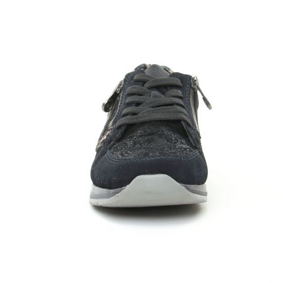 baskets mode noir leopard mode femme automne hiver - Photo Produit 6