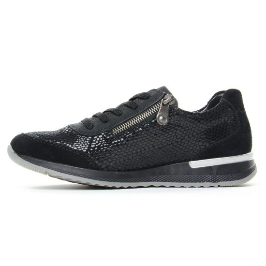 baskets mode noir mode femme automne hiver - Photo Produit 3