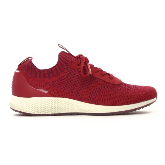 baskets mode rouge mode femme automne hiver - Photo Produit 2