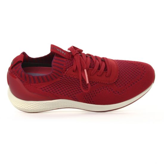 baskets mode rouge mode femme automne hiver - Photo Produit 4