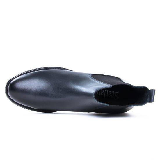 boots élastiquées bleu mode femme automne hiver - Photo Produit 4