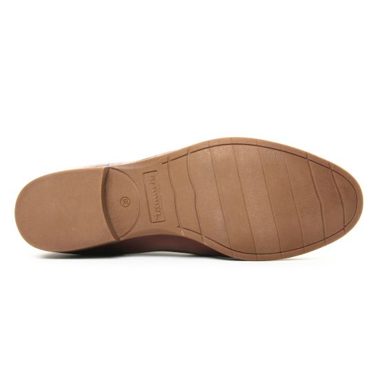 boots élastiquées marron mode femme automne hiver - Photo Produit 5
