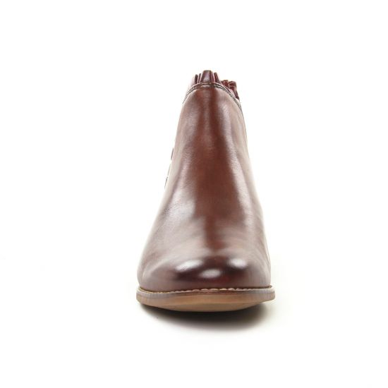 boots élastiquées marron mode femme automne hiver - Photo Produit 6